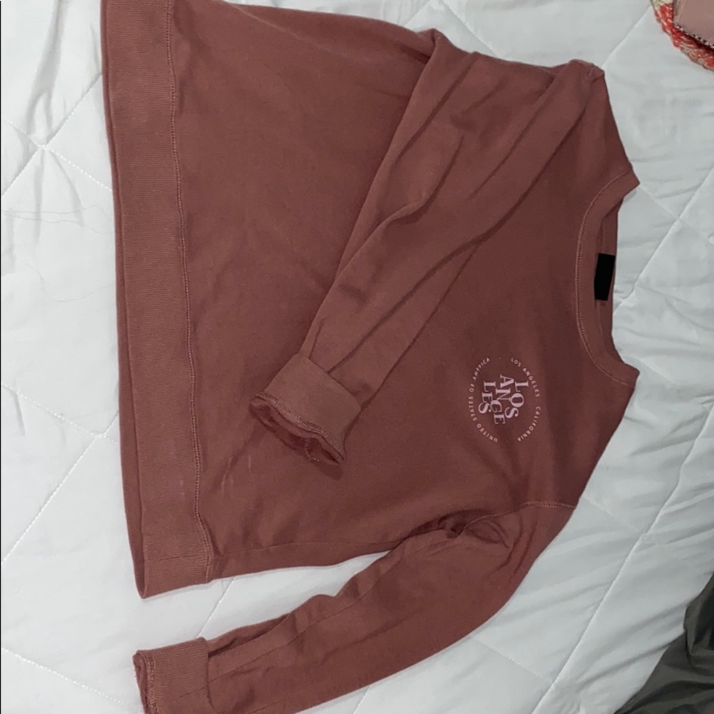 Pinkish sweater!